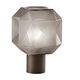 Nachteile leichte Dekoration Licht Luxus Schreibtisch Lampe Nordic Moderne einfache Glasdesigner Wohnzimmer Schlafzimmer Modell Zimmerlampe M1047 Rauchgrau großer Knopfschalter