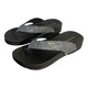 Gao Meilun WH38832-2 primavera y verano Woooohu Fashion Fashion Beach Shoes Talls Flat Tacs All-Match Herringbone Black 36