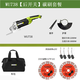Ouoety Wacx Angle Grinder Wu738 High Power 3000 Watts 746 Coupe à la main et broyage de polissage industriel et broyage WU729-150 mm1400w [Standard]