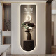 Clock drawing stone to operate the entrance clock drawing living room high-level wall light corridor corridor luminous electronic wall clock 2025 new model DQ6190 [luminous electronic clock model] 47-inch 40*120cm lightless digital display screen plug-in