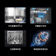 Siemens (SIEMENS) large inner cavity under the stove 12 sets of embedded crystal bud dishwashers for household use Super-sensing cabin precise vortex washing Crystal bud drying and storage Jingyu Intelligent SE45ZB88KC Black | IQ500 series comes with panel