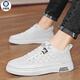 Gao ni xiong sommer atmungsaktiv unsichtbar innererhöhenhöhe-schuhe 10 cm weich allein weiße schuh für Männer High-End-Mode-Casual-Board-Schuhe für Männer 9882 Weiß (unsichtbarer Höhe-verstärkt 10 cm) 9882 Weiß 42 *