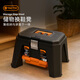 Tactix Shoe Changing Stool Low Stool Plastic Storage Thickened Multi-Function Storage Household Children's Step Step Pony 320352