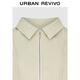 UR2025 summer new women's clothing fashionable casual loose versatile short lapel jacket UID150003 Khaki XS