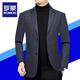 ROMON counter 2025 spring and autumn new high-end wool suit men's jacket middle-aged casual slim suit 261 black M 170100-125Jin Jin equals 0.5 kg