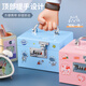 Strange Jun Piggy Bank 2025 Neue Style Girls, Kinder, Jungen können Kennwortsperrungen mit hohem hübschen Sparbox Frischpulver [Medium] Passwortmodell + Puppenstift + einlegen