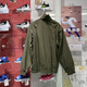 
Adidas Clover 2024 autumn women's removable sleeve stand collar loose jacket jacket JM9253_Gray and white XS