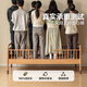 Genji Muyu children's furniture baby splicing bed solid wood with guardrails bedroom multi-functional baby widening bed 0.8*1.6m children's splicing bed