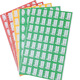 Haoskop certificate label sticker 40 25mm (500 pieces) green quality inspection label measurement inspection sticker self-adhesive universal label
