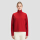 迪桑特（DESCENTE）WOMENSTRAINING针织运动立领夹克女款 RD-RED M
