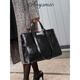 ANYSMIC Bag Women's Bag Light Luxury High-end Brand Handbag Women's 2025 New Fashion Casual Large Capacity Armpit Bag Women's Black