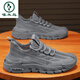 Woodpecker Broken Size Breathable Mesh Bread Head Sandals Sports Running Soft Sole Hollow Hollow Shoes Men AQ9221 Gray Sports Shoe Size 43