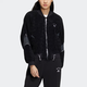 阿迪达斯 （adidas）Foc Boa Jkt 徽标刺绣长袖短款拉链夹克外套 女款 黑色 黑色 XXS