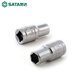 SATA (SATA) English small flying Zhongfei Hexagonal sleeve head ratchet fast wrench 1/4 single short outer 6 corner sleeve 12109__3_4_ Zhongfei sleeve