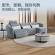
LAZBOY Lezhibao Cream Wind Chenille Zero Wall Function Sofa Three-person Double Electric 673 Orange [30 Days Shipping]