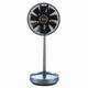 Midea electric fan small fan home desktop small fan office dormitory USB charging table fan low noise light sound portable wireless outdoor handheld fan FTD12UA 10-inch rechargeable shaking head remote control model SDG25ESM