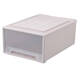 Armoire de rangement de tiroir Zhongshangguan, boîte de rangement de garde-robe, boîte de rangement en plastique en plastique, boîte de tri, boîte de rangement de garde-robe domestique C3523 profondeur 47 largeur 35 hauteur 23 transparent en un pack