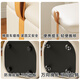 Yiwangchao Makeup Stool Storage Dressing Stool Girls' Bedroom Cream Wind Rotating Universal Wheel Manicure Chair Square Stool Low Stool Off-white High Elastic Sponge Cushion Nappa Leather