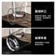 Shantou lincun transparent copa de vidrio simple restaurante de hotel para beber copa de agua taza de té copa de cerveza beber leche desayunar copa 13791 transparente 200 ml-6