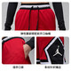 Jordan男运动短裤乔丹 Dri-FIT速干 撞色条纹 五分裤DX1488-687红黑2XL