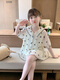 MOKITOUL鱼儿妈 女童套装2025夏装新款儿童短袖上半身裙清凉一夏两件套 米白色 140cm[建议身高135-145cm] 均码