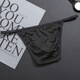 TTPMER2 men's mesh transparent thong low waist briefs sexy sexy underwear trendy blue suspender T-trouser T-trouser [1 piece] White M [90-110Jin [Jin equals 0.5 kg]]