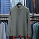 Gy Goldlion 2025 Waffel T-Shirt Herren-Langsalz Herbst Herbst neue Gelegenheitsgeschäft Herren-Polo-Hemd Lapel Dad Zms-H3878-Grau M /48 Vorschläge (100-125) Jin [Jin gleich 0,5 kg]