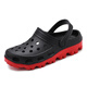 Xuanyuan large size hole shoes 47-49 men's special sandals summer breathable non-slip dual-purpose slippers plus fat plus larger sandals S9859 white 39