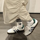 Adidas samba OG Deutsche Trainingschuhe Frauen neue weiße Grün- und Blau -Casual -Schuhe IH4882 Weiß IH4882 () 36.5
