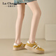 
La Chapelle women's shoes summer versatile lightweight training shoes classic soft sole shoes for women 66-02 yellow-mesh 38