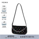 Pedro gem chain long wallet hand hold one shoulder armpit underarm women's bag PW4-66500012-1 Black S