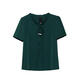 Mifansu Xiaji XI El vestido de dos piezas del conjunto de dos piezas del banquete de boda de la abuela XI Temperamento pequeño atuendo pequeño mangas cortas para mujeres 2629 Top verde oscuro L [sugerido 90jin [Jin equivale a 0.5 kg] -100Jin [Jin equivale a 0.5 kg]] todo tamaño]
