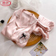 
LangSha (LangSha) ice silk pajamas for women in spring and summer thin cool shorts ins sweet lace lace home clothing set YFY-9904 [high-quality silky fabric] M [recommended 80-100Jin [Jin equals 0.5 kg]]