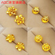ABC Old Phoenix 999 gold-wrapped silver earrings for women gold earrings new style 2025 temperament ear jewelry as a gift 2 cm earrings