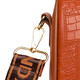 High-End-leichte Luxus-Krokodil-Musterhandtasche für Frauen 2025 Neue Kapazität Casual Crossbody Fashion Handtasche Kissenbeutel SS-6075# Brown