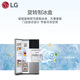 
LG655L double door refrigerator, perspective window, multi-dimensional wind curtain, dual-wind system, air-cooled frost-free conversion, large-capacity refrigerator, S653MPY33D silver