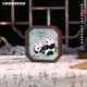 大熊猫锦绣织造府蜀绣双面熊猫刺绣摆件中国特色礼物送老外出国礼品成都伴手礼纪念 节节高熊猫手工双面蜀绣（jd发货）