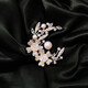 Xiaomi Star Laurel Goddess Brooch Elegant Temperament Pin Pearl Chic Cherry Blossom Accessories Jacket Coat Neck Decoration Laurel Gold
