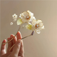 Joy of Two Worlds White Magnolia U-shaped Hairpin Hair Accessories Women's 2025 New High-end New Chinese Style Chinese Style High-End Cheongsam Hairpin White Magnolia Flower U-shaped Hairpin