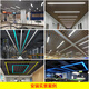 Yaming Lighting Yaming Black Shell Neutral Light Aluminum Square Light LED Office Light Long Strip Light Office Store Commercial Light Strip Hanger [Black Shell 15053cm] 36w Neutral Light