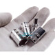 世达（SATA）1/4小飞公制六角套筒头6.3MM铬钒钢4mm-14mm短套筒头 5mm标准六角套头11304