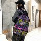 Frauen-Rucksack neuer Mode-College-Stil Junior High School-Schüler Grundschüler wasserdichte Kleidung-resistenten Reise-Rucksack schwarz (kein Anhänger) TJ929