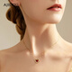 AJIDOU Ajidou birthday gift necklace, beating heart, popular style, high-end clavicle chain for girlfriend, gold