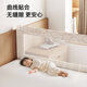 BABYBLIZ bed fence baby heightened anti-fall guardrail bedside anti-fall guardrail child guardrail baby liftable bed guardrail yellow Xiangyun heavy upgrade column-return base-screw-free 1.8m+2.0m+2.0m three-sided installation