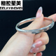 Gralammei pt950 platinum sparkling cat eye fixed mouth bracelet as a gift for your girlfriend. Platinum jewelry bracelet, fashionable and simple. 54 rings of gold weighing about 22.5g.