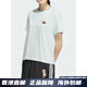 Adidas Summer de manga corta Summer NUEVA Camiseta de deportes de algodón puro de algodón puro impreso IP3879 IP3878/ Cotton/ XS 75-85Jin [Jin iguala 0.5 kg]