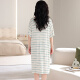 Camislo modal de verano Mujer Summer's 2025 Nuevo seda modal de seda de hielo Modal La sensación fría de manga corta se puede usar fuera de la ropa del hogar Vestido de pijama 13297 m 80-100Jin [Jin equivale a 0.5 kg] entregados antes de las 4 pm en el mismo día