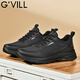 Guizhibu Sommer 2025 Neue High-End-Business-Männerschuhe atmungsaktives Mesh Casual Outdoor Light Luxury Teenager Running Sports Schuhe Schwarz G718 (Sommermodell) 42 (Lederschuhgröße)