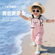 Guisa children's sea suits for men and women outdoor play water suits wading pants suspenders one-piece rain boots waders YX1059 24