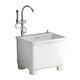 Jomoo Balcony Pool Pool Céramique avec trou de robinet Héleur Haut Foot Household Bathroom Mop Pool Floor Basin Basin